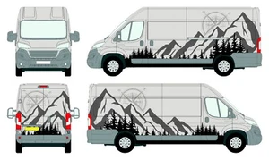 (No.1134) MOTORHOME CAMPER VAN GRAPHICS STICKERS DECALS CARAVAN GRAPHICS DECALS - Picture 1 of 11