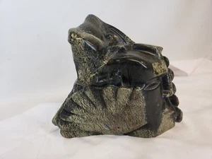Incredible Latin American Pre-colombian style Stone Sculpture, marked, 9" - Picture 1 of 11