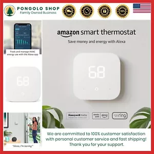 Easy to Install Amazon Smart Thermostat with Alexa - Save Energy Effortlessly - Picture 1 of 8