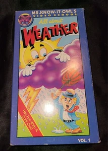 Mr Know It Owls Video Schule - Alles über das Wetter Vol. 1 (VHS, 1992) 5271 VHS - Bild 1 von 3