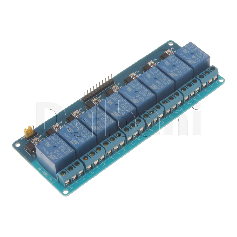 5V 8 Channel Relay Shield Module Arduino Compatible - Image 1 of 1