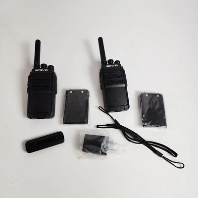 2 Retevis RT28 UHF 2-Way Radio Walkie Talkie Rechargeable 16CH Long Range - Image 1 of 4
