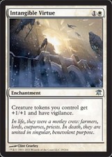 Intangible Virtue - Foil Magic mtg Light Play, English Innistrad x1