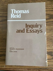 Inquiry and Essays (Hackett Classics) - Paperback By Reid, Thomas - GOOD - Picture 1 of 3