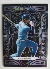2023 Panini Chronicles Obsidian Electric Etch Blue Dale Murphy #'d 1/25 EBAY 1/1