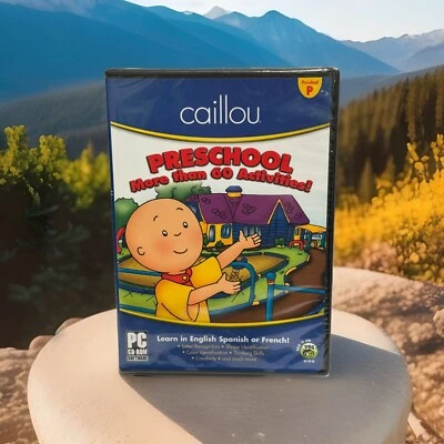 Caillou: Preschool More Than 60 Activities!  [PC CD-ROM Software] PBS NEW SEALED - Image 1 of 4