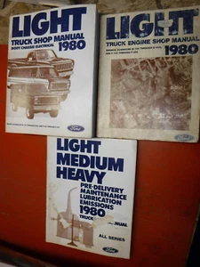 1980 FORD BRONCO F E 150 250 350 LIGHT DUTY TRUCK FACTORY SERVICE MANUALS SHOP - Bild 1 von 14