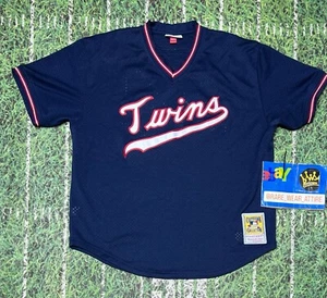 MLB Minnesota Twins Kirby Puckett 85 Baseball Jersey Mitchell Ness XL 48 - Picture 1 of 5