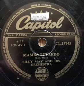 Billy May And His Orchestra – Mambo Petardo / You're Driving Me Crazy - Capitol - Picture 1 of 2