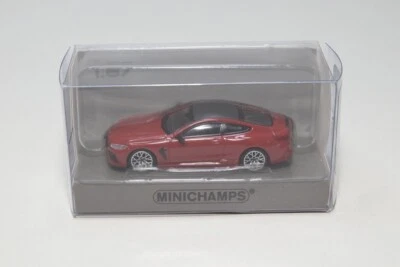 A82 1:87 MINICHAMPS 870 029022 BMW M8 COMPETITION COUPE 2019 RED METALLIC MIB - Immagine 1 di 4