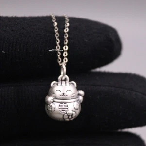 Dijes colgantes de plata fina pura 999 accesorios cuentas sueltas 18 mmH 2 piezas - Imagen 1 de 4