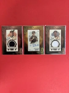 2019 TOPPS Allen & Ginter, (3) Card LOT, GU Memorabilia and Auto Lot - Picture 1 of 7