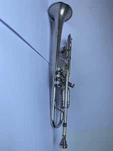 H.N. White King Master Model Silver Trumpet – Good Condition w/ Mouthpiece 🎺 - Picture 1 of 14