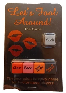 New Let's Fool Around - Couples Foreplay 5 Dice Game Bachelorette Gag Gift - Picture 1 of 2