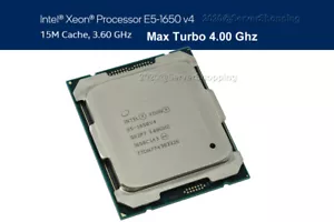 Intel Xeon E5-1650 v4 SR2P7 3.60GHz 15MB 6-Core LGA2011-3 CPU Processor 100% OK - Picture 1 of 12