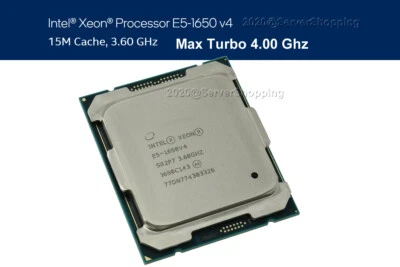 Intel Xeon E5-1650 v4 SR2P7 3.60GHz 15MB 6-Core LGA2011-3 CPU Processor 100% OK - Image 1 of 4