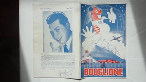 PROGRAMME CIRQUE GEANT BOUGLIONE ILLUSTRE PAR JEAN LUC 1959 - Picture 1 of 3