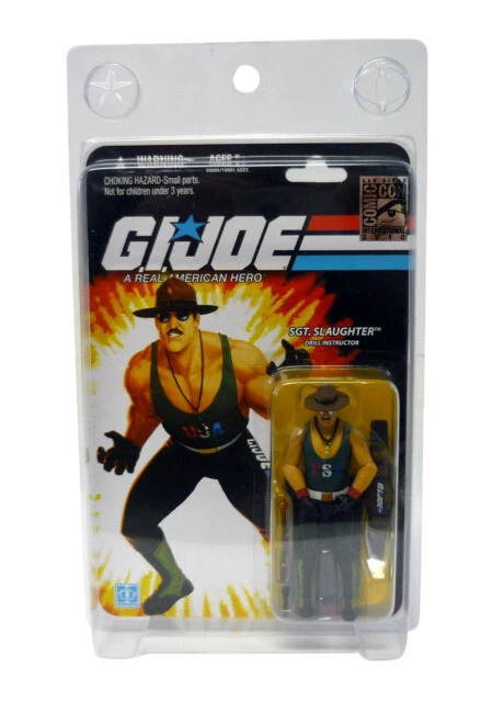 Hasbro Gi Joe 25th 2010 SDCC Sgt. Slaughter USA Version Figure