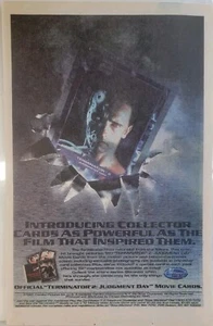 1991 Terminator 2 Judgement Day Vintage Print Ad/Poster Official Promo Art! - Imagen 1 de 4