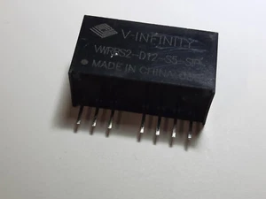 1pc Genuine CUI Inc. V-infinity VWRBS2-D12-S5-SIP DC 9V-18V Input Iso 5V DC Out - Picture 1 of 5