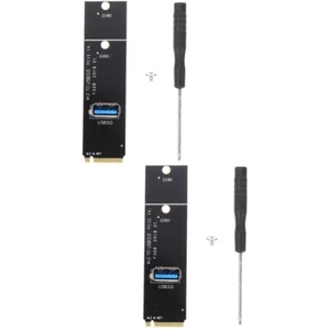 2 Pieces Carte De Montage Cartes D'extension USB Pour Ordinateur - Photo 1/12