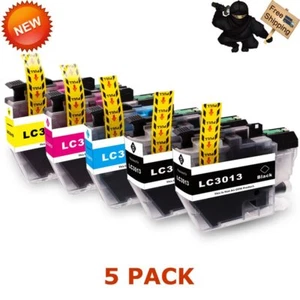 5X Compatible LC3013 BK C M Y Ink Cartridge for Brother MFC-J491DW MFC-J497DW - Picture 1 of 1