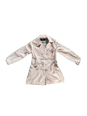 Pink Burberry Trench Coat Cotton Blend - Image 1 of 3