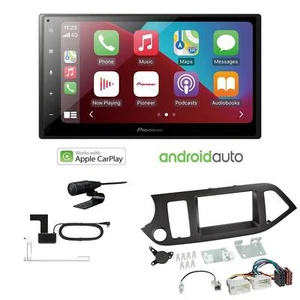Pioneer Autoradio Apple CarPlay Bluetooth für KIA Picanto ab 2011 schwarz - Bild 1 von 5