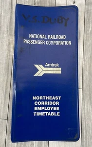 Vintage Amtrak North East Corridor Employee Timetable No 5 April 5 1987 Binder - Picture 1 of 8