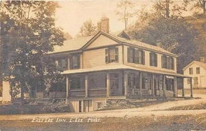East Lee MA Inn Eastern Illustrating Publisher RPPC Postcard - Picture 1 of 1