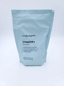 Mind body green Creatine+ with Taurine Dietary Supplement Powder 15.5 Oz (E2) - Picture 1 of 2