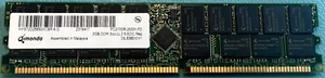 HP A6970A (Qimonda HYS72D256920CBR-6-D) PC2700R 2GB DDR-333 ECC Memory RAM - Picture 1 of 1