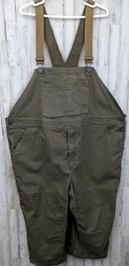REI Co-op Trailsmith Short Bib Overalls Women's Plus 3X Green Canvas Gorpcore - Picture 1 of 14