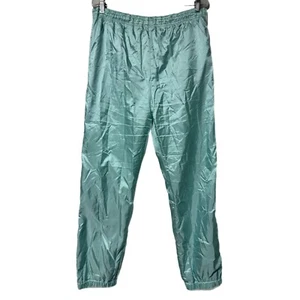 Giacca a vento Adidas Trefoil blu acqua chiaro vintage pantaloni da pista medi - Foto 1 di 10