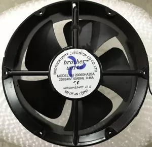 1 PCS Brother unite Fan BU20060HA2BA AC 220V 0.45A 20060 2wire Round fan - Picture 1 of 1