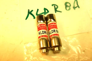 qty 2 -  Littelfuse KLDR 8A Time Delay Fuse, 8 A, 600V, USA SELLER - Picture 1 of 3