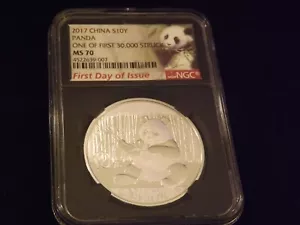 2017 10 Yn PANDA NGC MS 70 - Picture 1 of 2