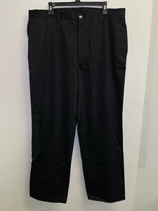 Covington Dress Pants Perfect Fit Mens 38X29 Black Classic Fit Flat Front NWT - Picture 1 of 7