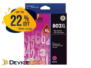 Epson 802XL High Capacity DURABrite Ultra Magenta Ink Cartridge - Picture 1 of 2