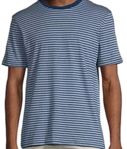Arizona Jean Co Striped Blue Mens S Small Short Sleeve T Shirt NWT - Picture 1 of 6