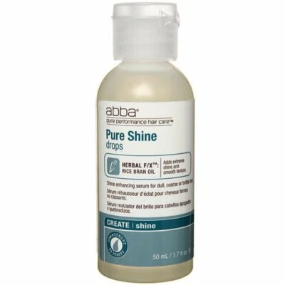 Abba Pure Shine Drops Herbal F/X Aceite de Salvado de Arroz 1.7oz  Foto 1 de 2