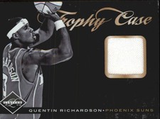 2011-12 Limited Trophy Case Materials Prime Suns Card #42 Quentin Richardson