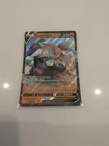 Rhyperior V - 095/189 - Ultra Rare - Darkness Ablaze - NM/M Pokemon Card - Picture 1 of 2
