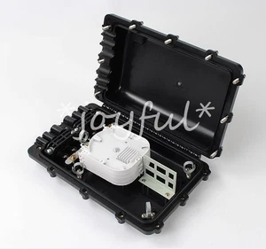 48 core 3 In 3 Out Fiber Optic Drop Cable Fiber Optic Splice Closure Joint Box - Afbeelding 1 van 8