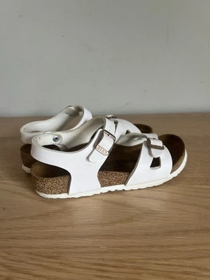 Birkenstock Niños Niña Rio Blanco Birko Talla US 12- EUR 30 Foto 1 de 4