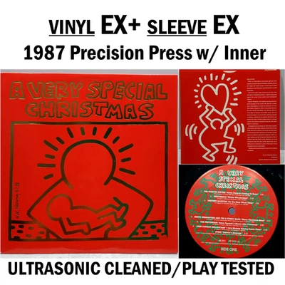 A Very Special Christmas LP A&M 1987 EX+ Vinyl Springsteen Run DMC Sting #67j Foto 1 de 4