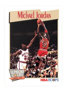 1991-92 HOOPS #455 MICHAEL JORDAN SUPREME COURT - Picture 1 of 1