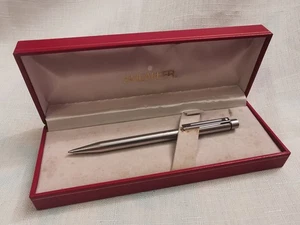 Vintage Sheaffer Tagra Silber Metall USA Kugelschreiber mit Etui starke Gebrauchsspuren - Bild 1 von 5
