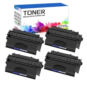 4 Pack High Yield Black CE505X 05X Toner for HP Laserjet P2055x P2055dn P2055d - Picture 1 of 23