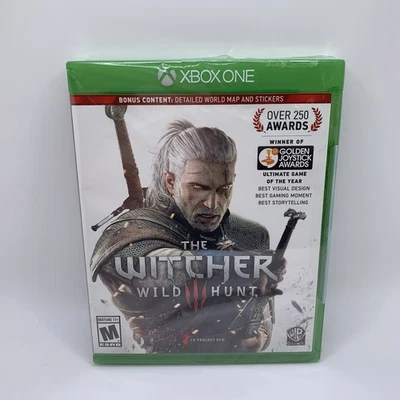 NEW The Witcher 3: Wild Hunt With Bonus Content Microsoft Xbox One - Image 1 of 4